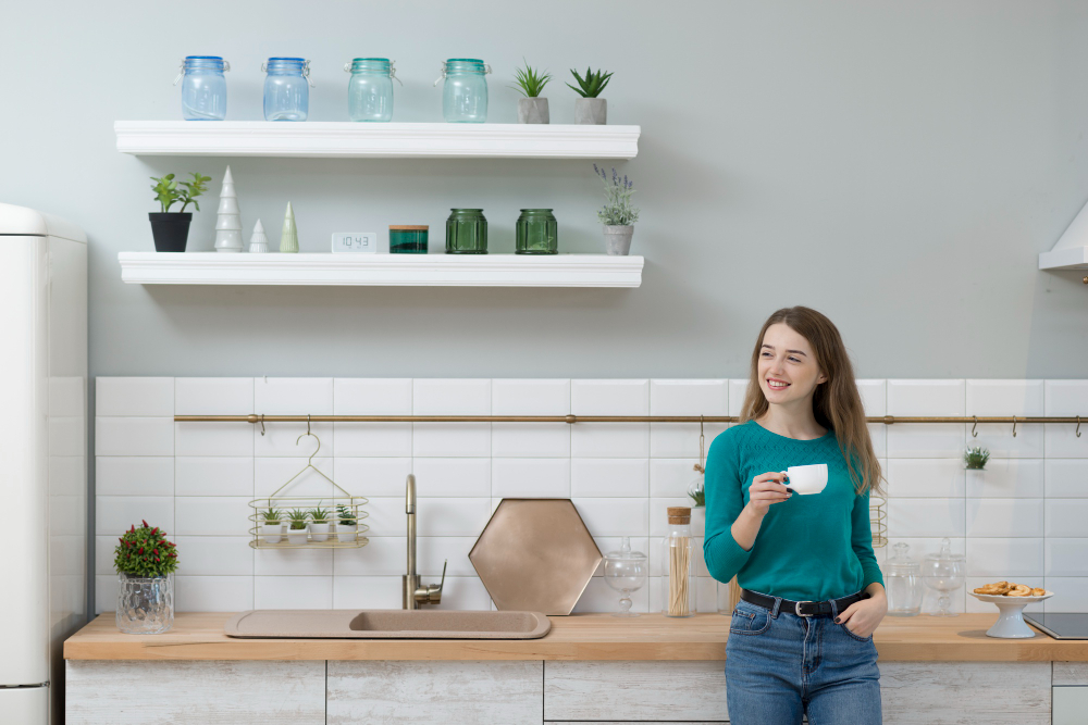 Stylish Ways to Make Your Open Kitchen Shelves Look Better
