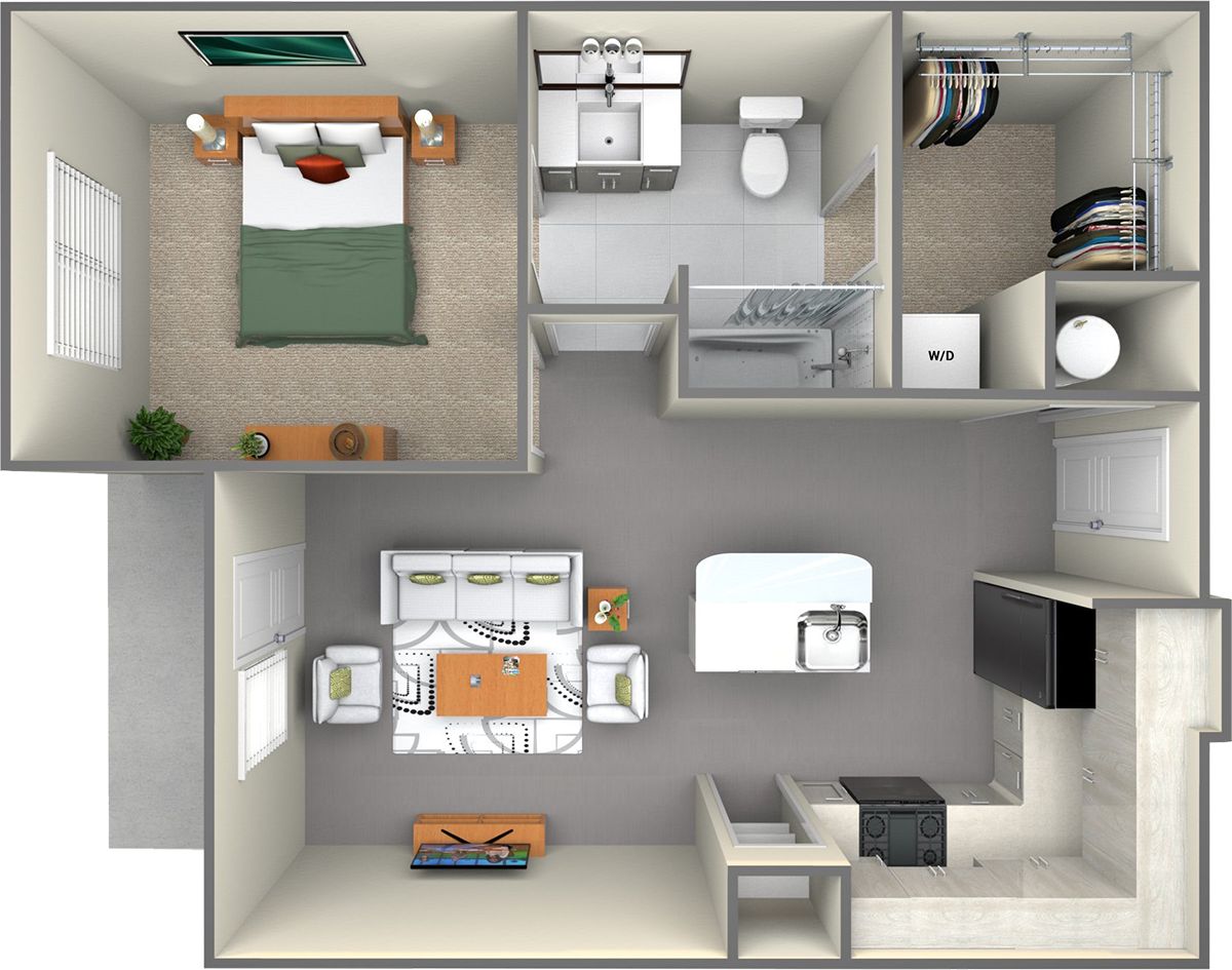 A1 Apartment Floorplan